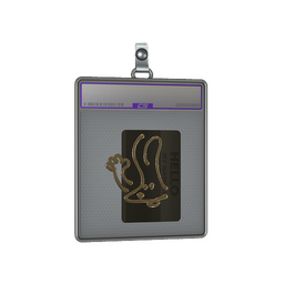 Sticker Slab | Hello FAMAS (Gold)