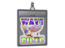 Sticker Slab | Toxic Wave Rider