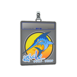 Sticker Slab | Ocean Sunset Stabbyfish