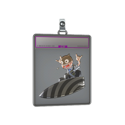 Sticker Slab | Hypnotic Surf K (Foil)