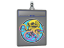 Sticker Slab | Sunset Ocean Tentaskull