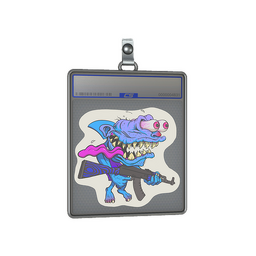 Sticker Slab | Blue Shark Shooter