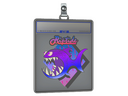 Sticker Slab | Purple Jaggyfish