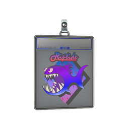 Sticker Slab | Purple Jaggyfish