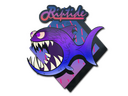 Sticker | Purple Jaggyfish