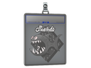 Sticker Slab | Black Jaggyfish