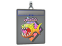 Sticker Slab | Yellow Jaggyfish