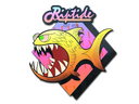 Sticker | Yellow Jaggyfish