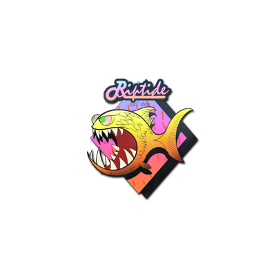 Sticker | Yellow Jaggyfish