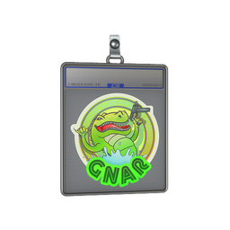 Sticker Slab | Green Gnar