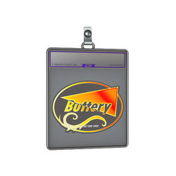 Sticker Slab | Flame Buttery (Holo)