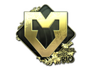 Sticker | MOUZ (Gold) | Rio 2022