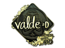 Sticker | v4lde (Gold) | Rio 2022