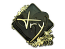 Sticker | TRY (Gold) | Rio 2022