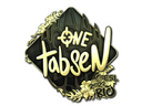 Sticker | tabseN (Gold) | Rio 2022