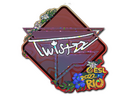 Sticker | Twistzz (Glitter) | Rio 2022