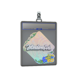 Sticker Slab | w0nderful | Rio 2022