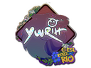 Sticker | yuurih (Glitter) | Rio 2022