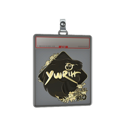Sticker Slab | yuurih (Gold) | Rio 2022