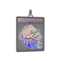 Sticker Slab | yuurih (Holo) | Rio 2022
