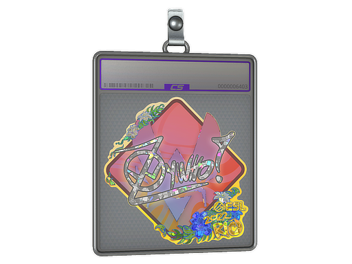 Sticker Slab | ZywOo (Glitter) | Rio 2022