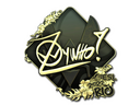 Sticker | ZywOo (Gold) | Rio 2022