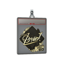 Sticker Slab | ZywOo (Gold) | Rio 2022