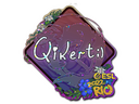 Sticker | qikert (Glitter) | Rio 2022