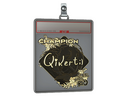 Sticker Slab | qikert (Gold, Champion) | Rio 2022