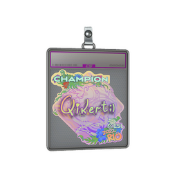 Sticker Slab | qikert (Holo, Champion) | Rio 2022