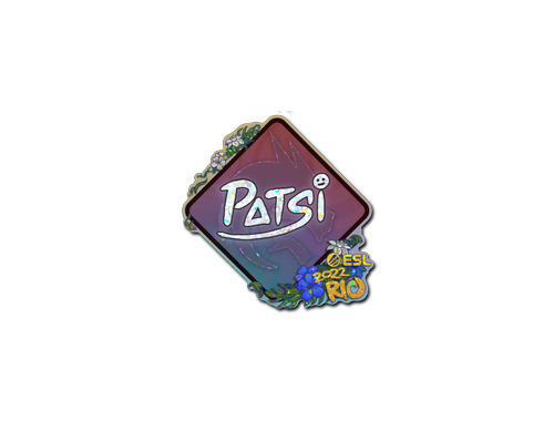 Naklejka | Patsi (brokatowa) | Rio 2022