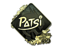 Sticker | Patsi (Gold) | Rio 2022