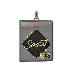 Sticker Slab | S1ren (Gold) | Rio 2022