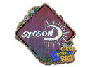 Sticker | syrsoN (Glitter) | Rio 2022