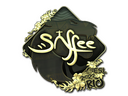 Sticker | saffee (Gold) | Rio 2022
