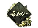 Sticker | slaxz- (Gold) | Rio 2022