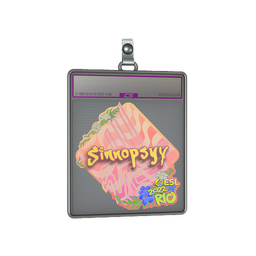 Sticker Slab | sinnopsyy (Holo) | Rio 2022