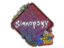 Sticker | sinnopsyy (Glitter) | Rio 2022