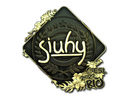 Sticker | siuhy (Gold) | Rio 2022
