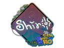 Sticker | sh1ro (Glitter) | Rio 2022