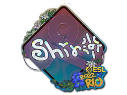 Sticker | sh1ro (Glitter) | Rio 2022