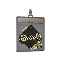 Sticker Slab | sh1ro (Gold) | Rio 2022