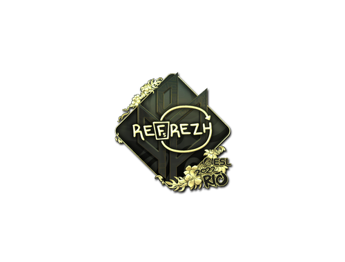 Sticker | refrezh (Gold) | Rio 2022