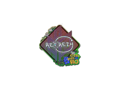 Pegatina | refrezh (purpurina) | Río 2022