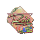 Sticker | rain (Holo) | Rio 2022