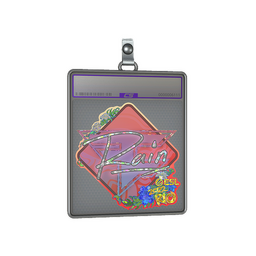 Sticker Slab | rain (Glitter) | Rio 2022