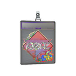 Sticker Slab | ropz (Glitter) | Rio 2022