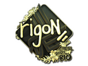 Sticker | rigoN (Gold) | Rio 2022
