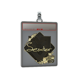 Sticker Slab | dexter (Gold) | Rio 2022