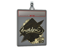 Sticker Slab | dav1deuS (Gold) | Rio 2022